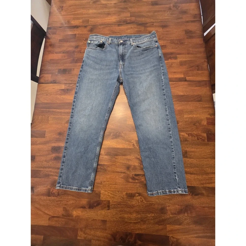 Levi's‎ 505 Men's Cotton Jeans - Light Stonewash 36×29 Y2k 90s
